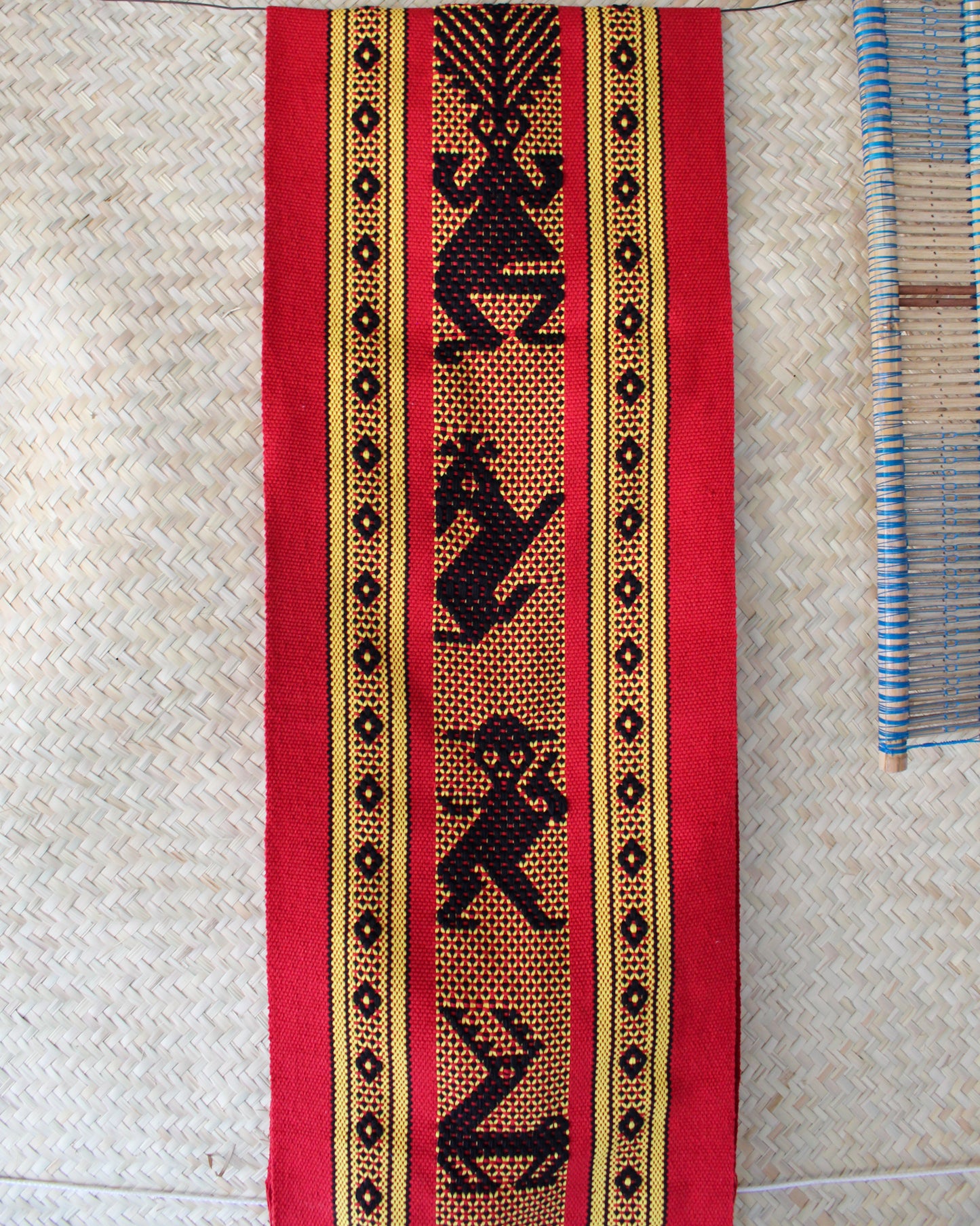 Camino de Mesa - Rojo + Negro + Amarillo