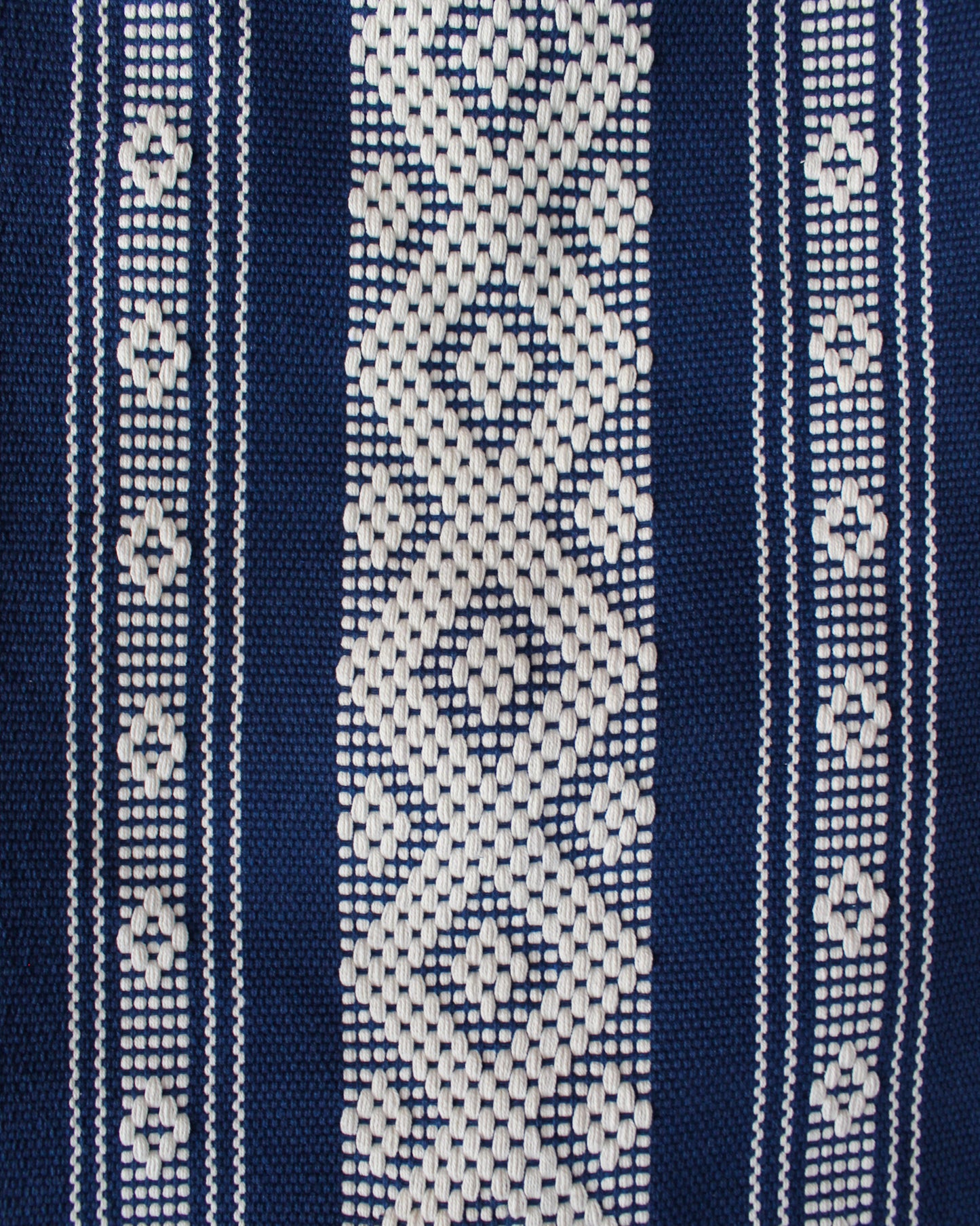Camino de Mesa - Natural + Azul Navy